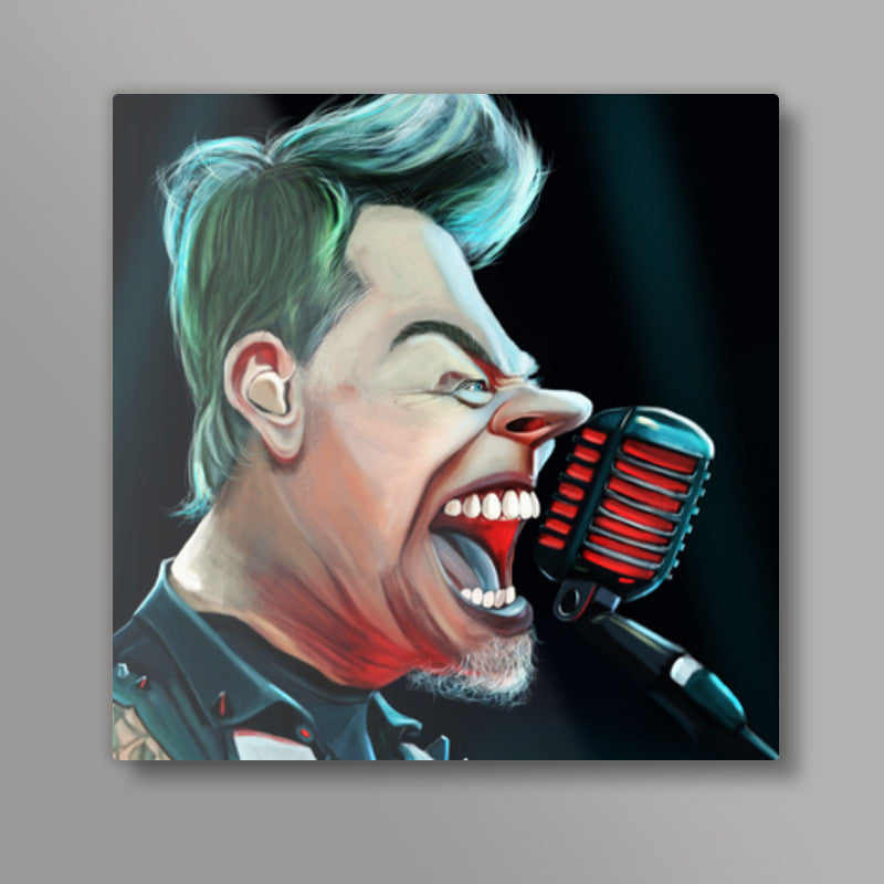 James Hetfield | Metallica  Square Art Prints