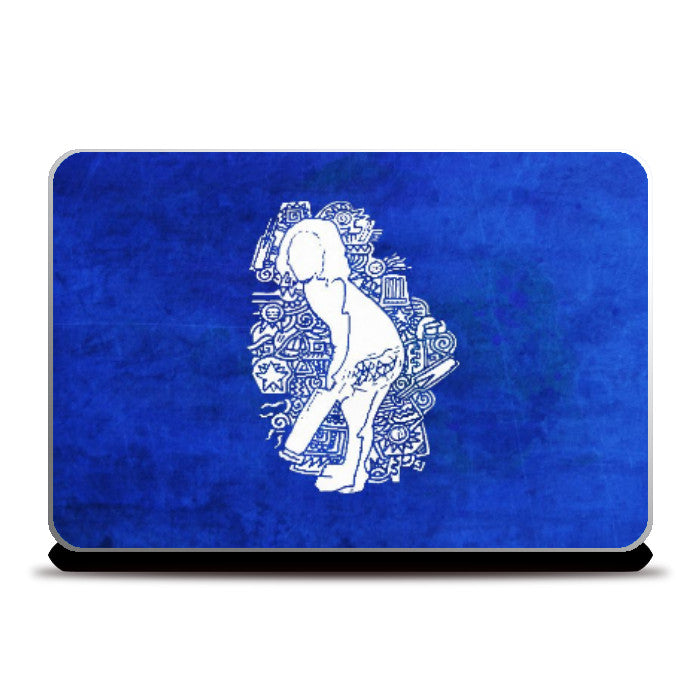 Laptop Skins, Lil Sachin Zenscrawl Laptop Skin | Meghnanimous, - PosterGully