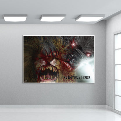 Winter is here Wall Art