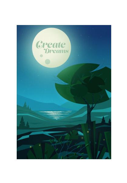 PosterGully Specials, Dream Land Wall Art