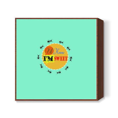 SWEET AS SUGAR Square Art Prints