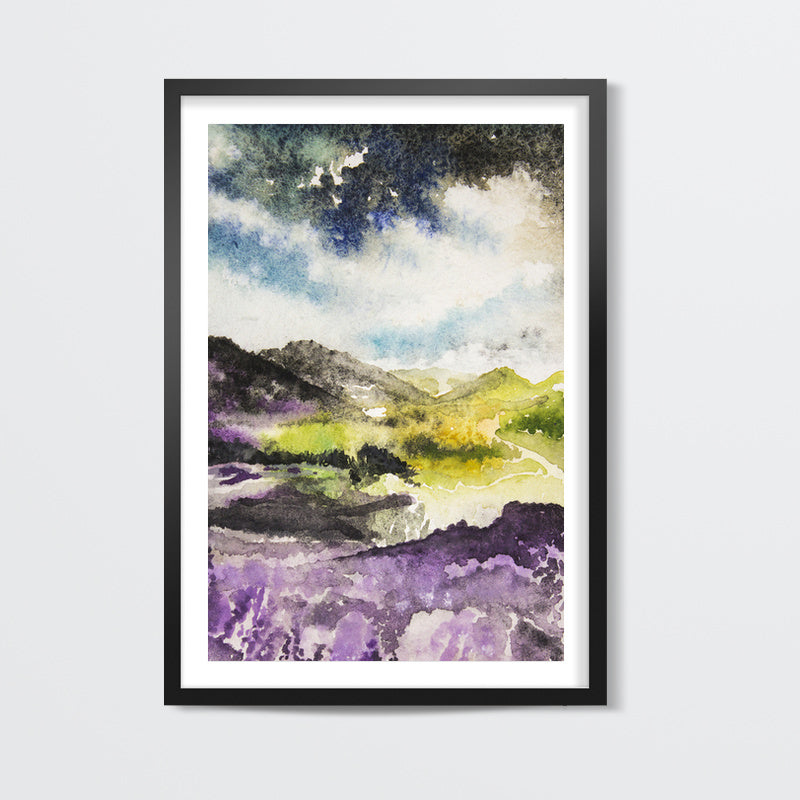 Lavender fields Wall Art