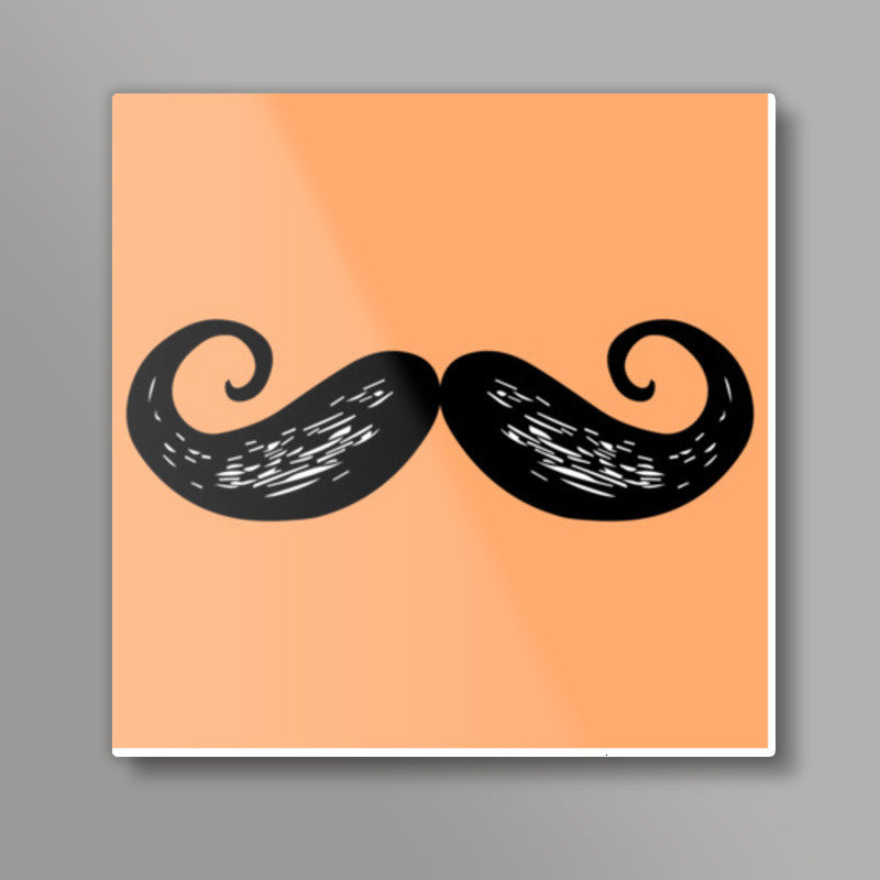 Moustache Square Art Prints