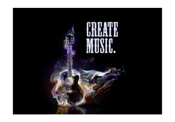 Wall Art, CREATE MUSIC Wall Art | BoysTheory, - PosterGully