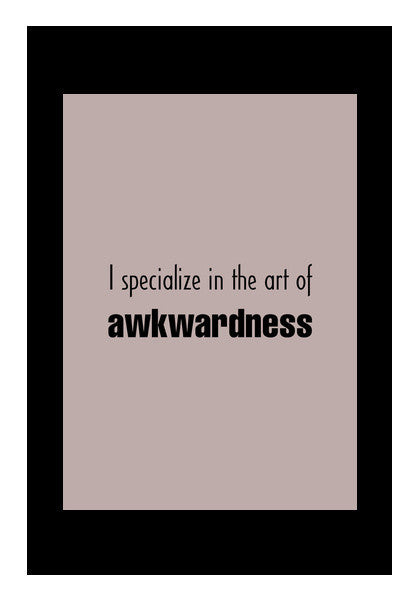 Awkward Introvert  Art PosterGully Specials