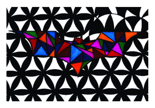 Wall Art, Floral Batman Wall Art | Geometric | Triangle | Abstract