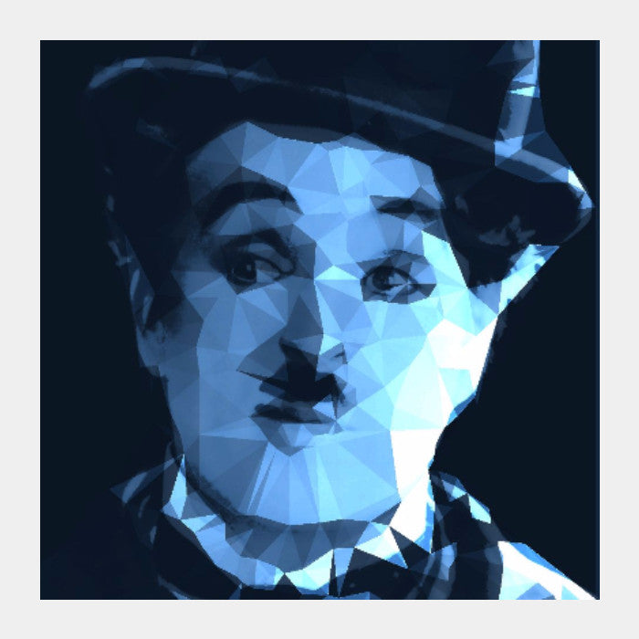 Square Art Prints, Charli Chaplin Square Art Prints