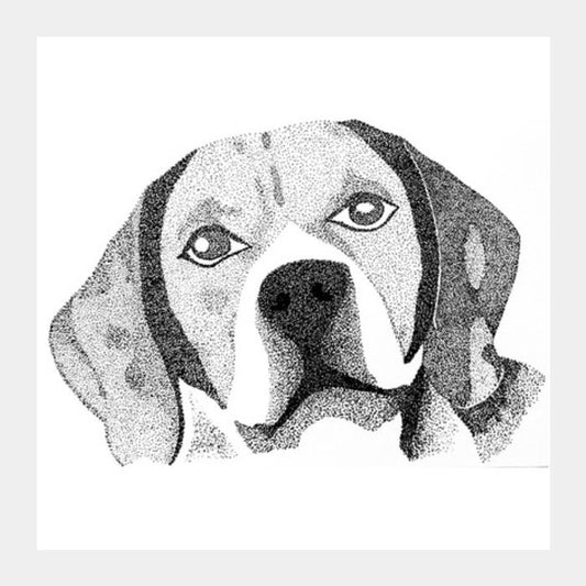 Beagle Puppy Square Art Prints PosterGully Specials