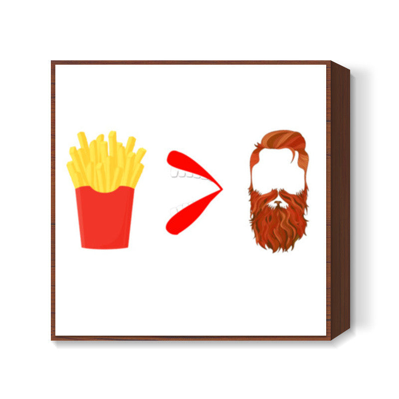 Fries Before Guys Square Art Prints