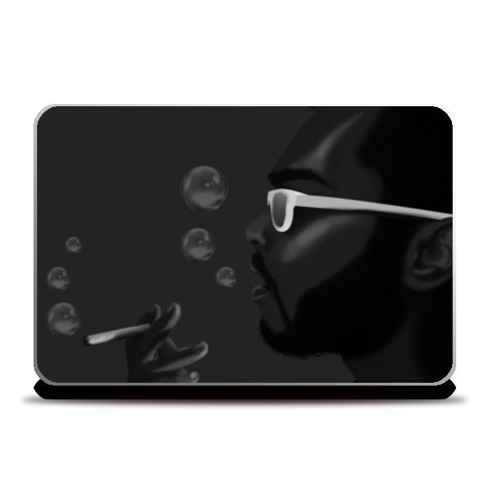 Smoke Bubbles Laptop Skins