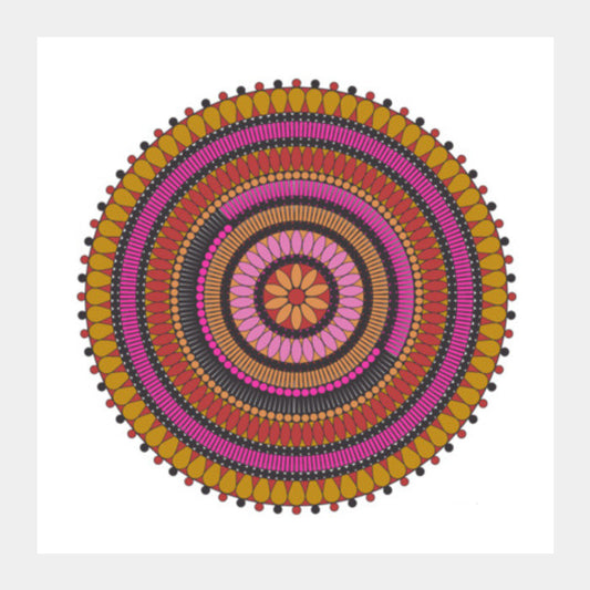 Mandala Musings Prints Square Art Prints