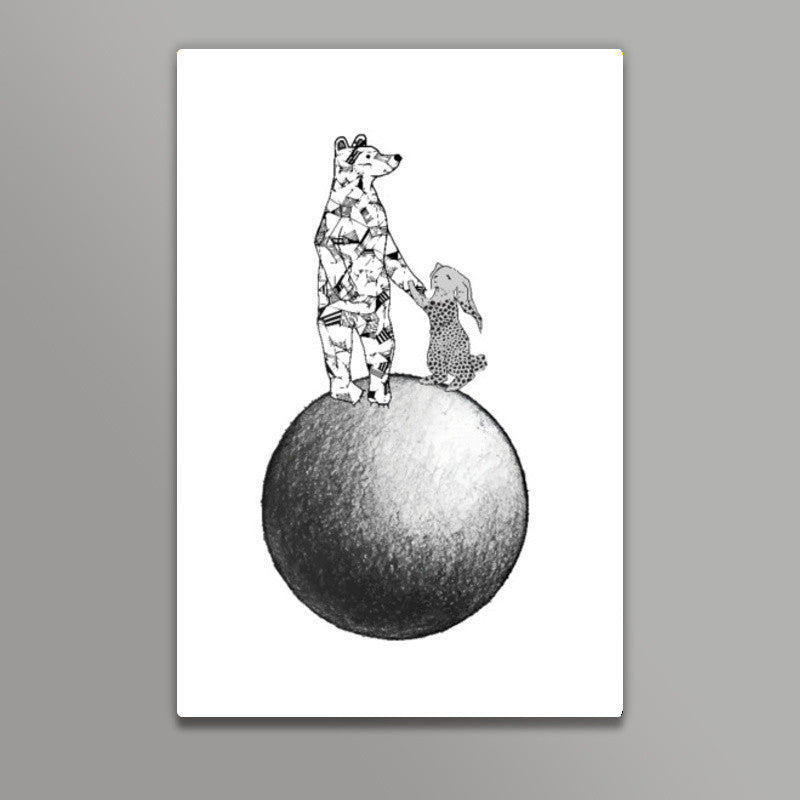 The Moon Rescue Wall Art | Lotta Farber