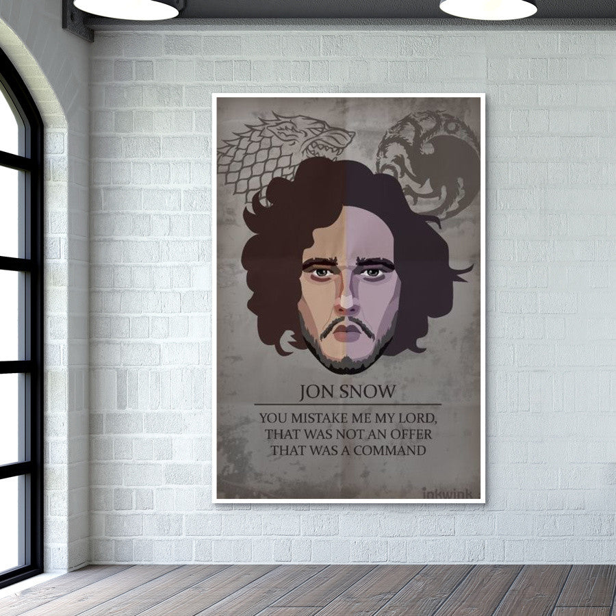 Lord Commander Jon Snow Wall Art