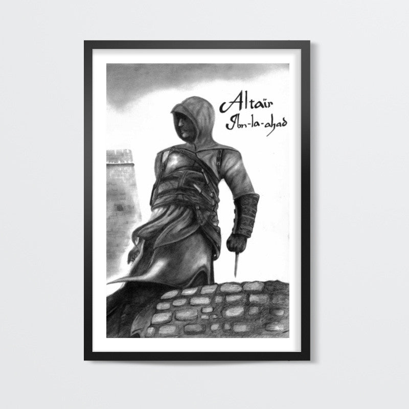 Assassins Creed Altair Sketch Wall Art