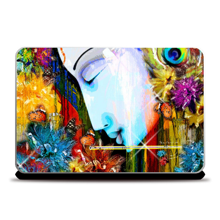 Laptop Skins, Lady Abstract Laptop Skin