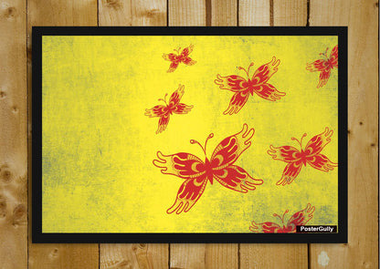 Brand New Designs, Butterfly Painting Red Artwork