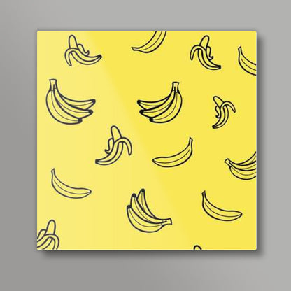 Banana  Square Art Prints