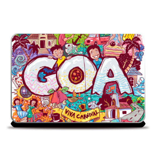 Goa Doodle Colour Laptop Skins