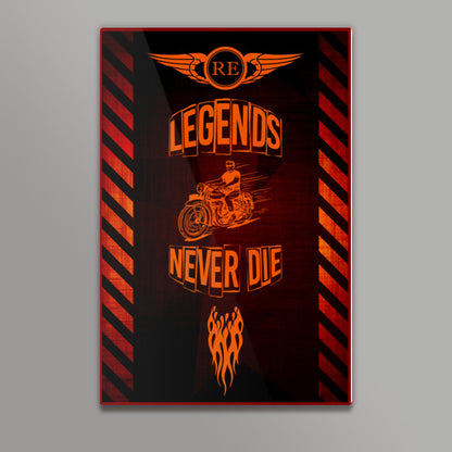 Legend Never Die Wall Art