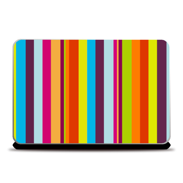 Vibrant Stripes Laptop Skins