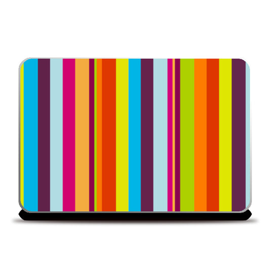 Vibrant Stripes Laptop Skins