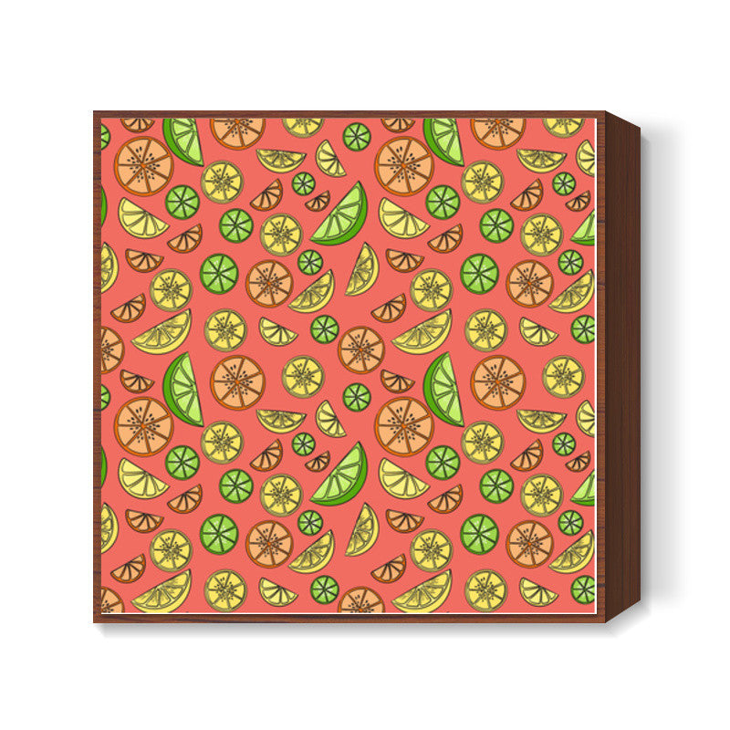 Oranges & Lemons Square Art Prints