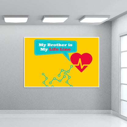 Brother-Lifeline Wall Art | Artist- PenciLove