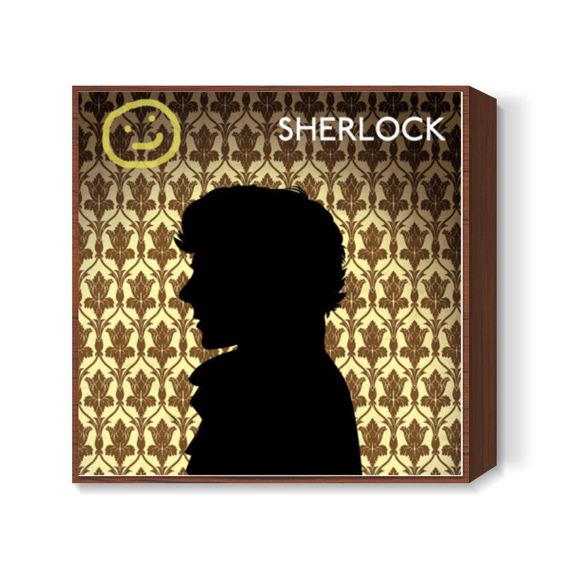 Sherlock Square Art Print