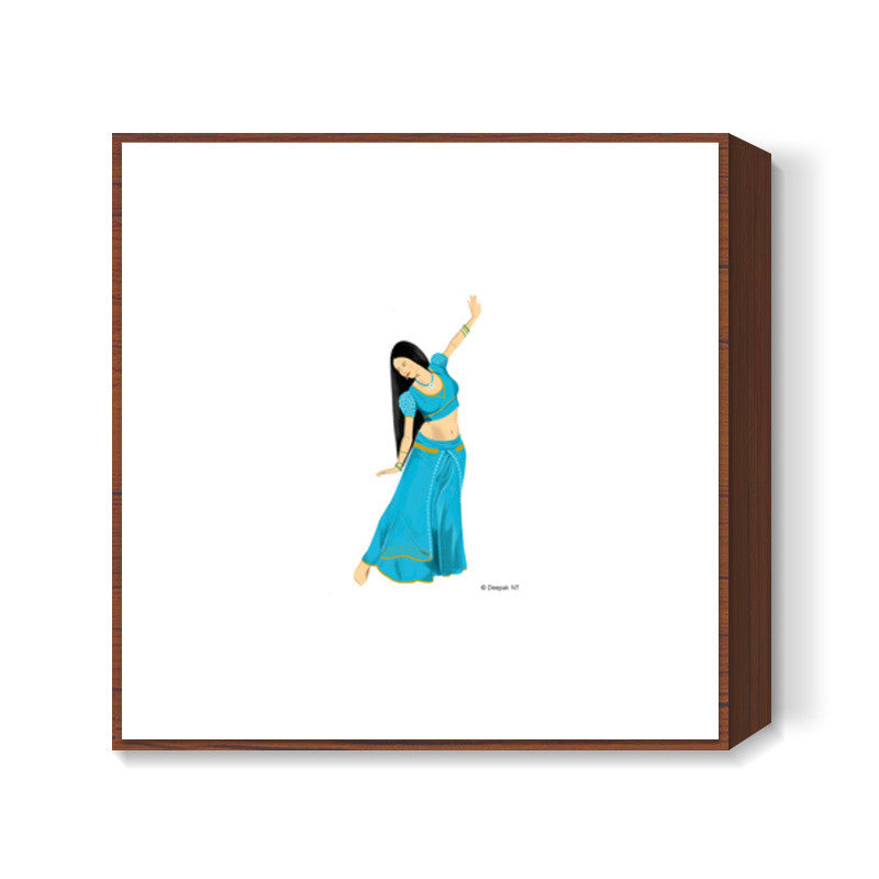 Woman Dancing Square Art Prints