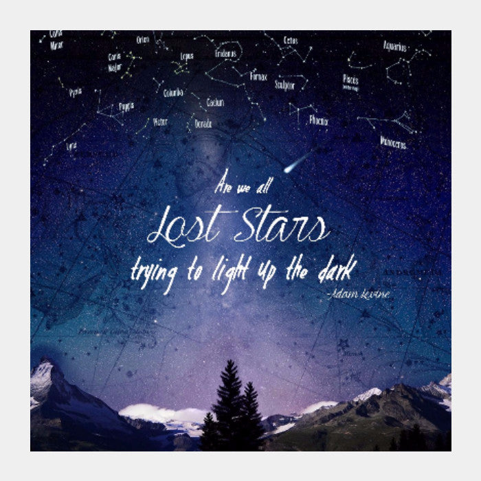 Square Art Prints, Lost Stars Square Art Print