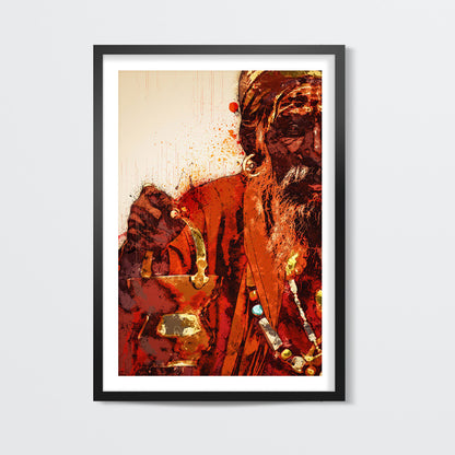 Sadhu artwork Wall Art