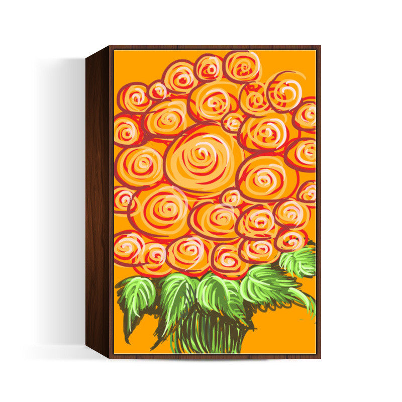 Swirls and flowers ! Wall Art