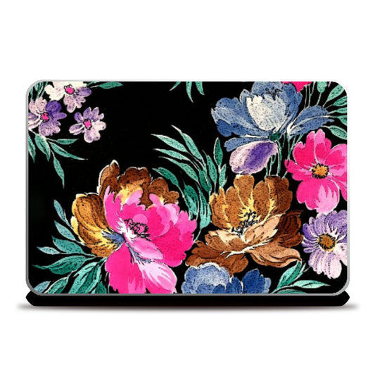 Laptop Skins, Flower Painting Laptop Skin