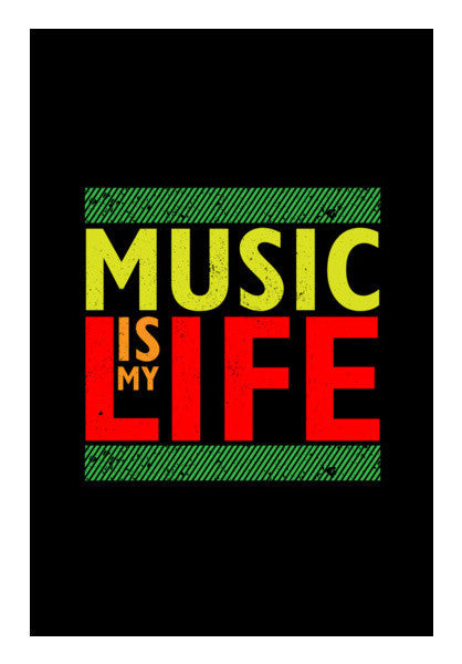 Music Is My Life Art PosterGully Specials