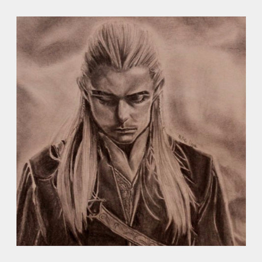 Square Art Prints, Legolas Lord of the rings Square Art | Pritika Uppal, - PosterGully