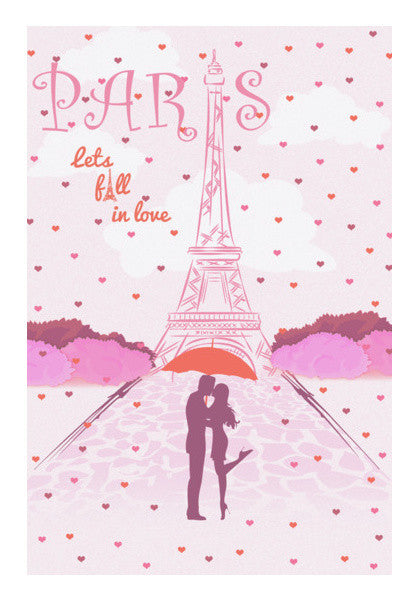 Paris-Fall in Love Wall Art