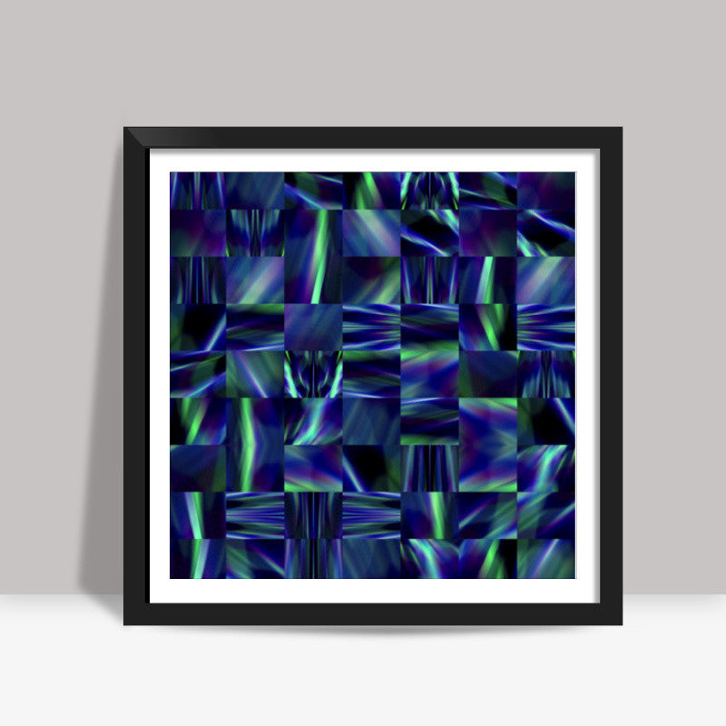 Blue Blend Square Art Prints