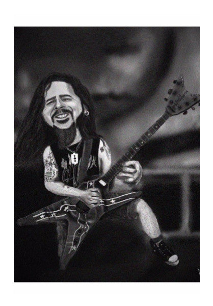 Wall Art, Dimebag Darrell Caricature / Pantera, - PosterGully