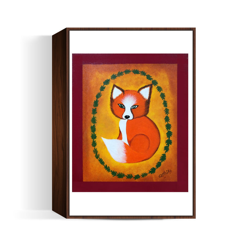 Fido the fox-vintage Wall Art