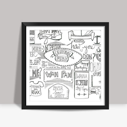 F.R.I.E.N.D.S Square Art Prints