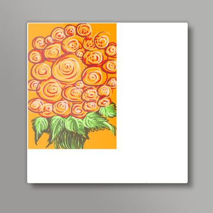 Flowers Square Art Prints | Pratyasha Nithin