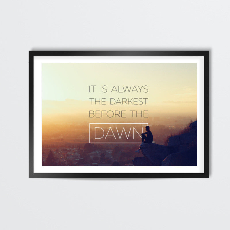 Darkest Before Dawn Wall Art