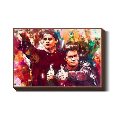 Joey and Chandler Wall Art | Malvika Asher