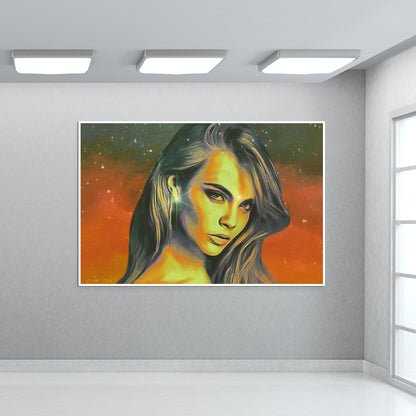 Cara Delevingne Wall Art