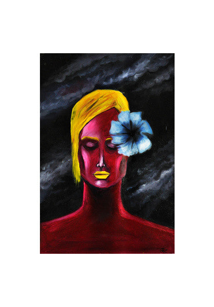 Flower Lady Wall Art