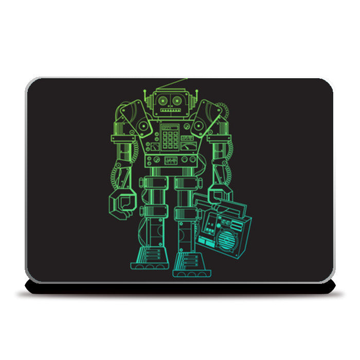 Laptop Skins, Music Robot Laptop Skins