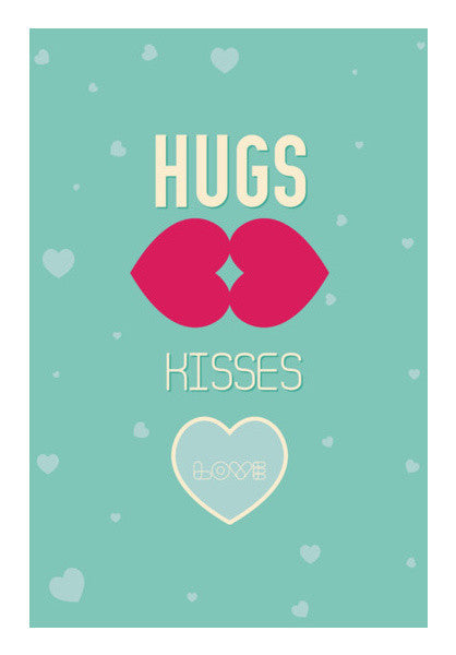 Hugs And Kisses Art PosterGully Specials