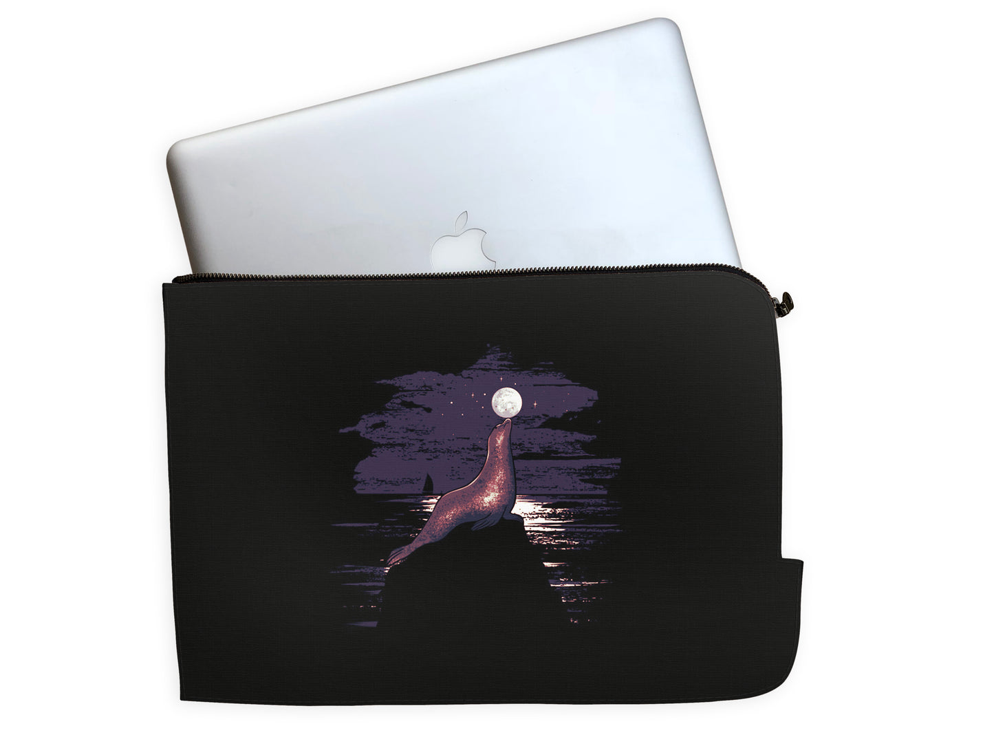 Moon Seal Laptop Sleeve