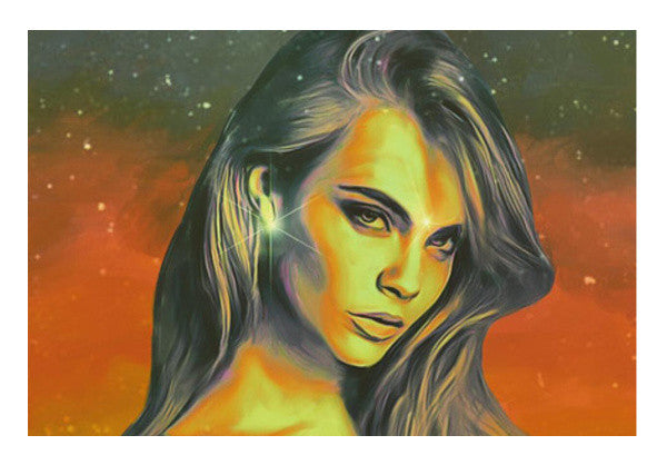 Cara Delevingne Wall Art