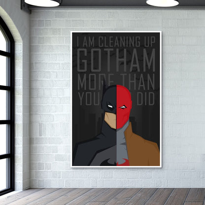 RedHood Batman Wall Poster